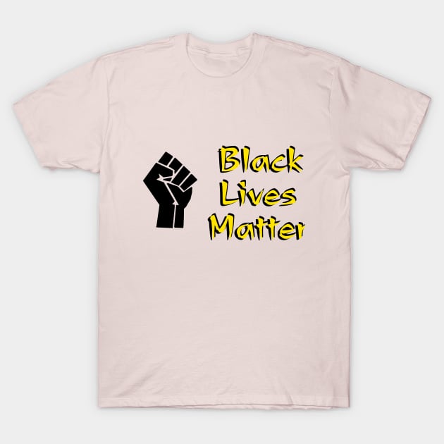 Black Lives Matter T-Shirt by Mavis Fox